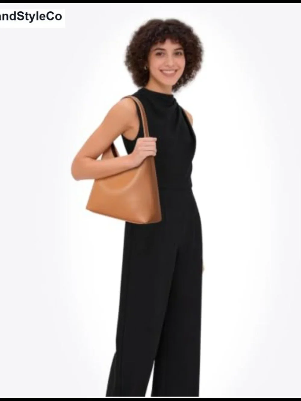 Small Slouchy Hobo Shoulder Bag Vegan Leather Everyday Purse